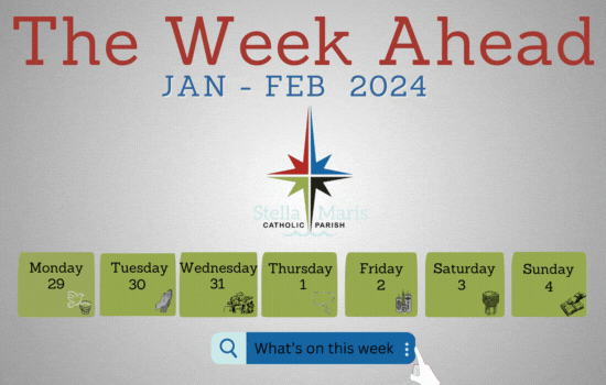 Week Ahead 29 Jan - 4 Feb 2024